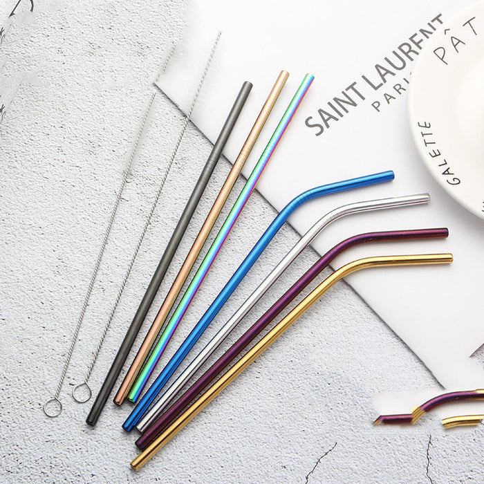 Stainless Steel Straws, Creative Colorful Metal Beverages