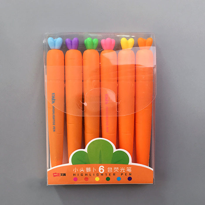 Korean Creative Cartoon Carrot Stationery Set 13 Pieces