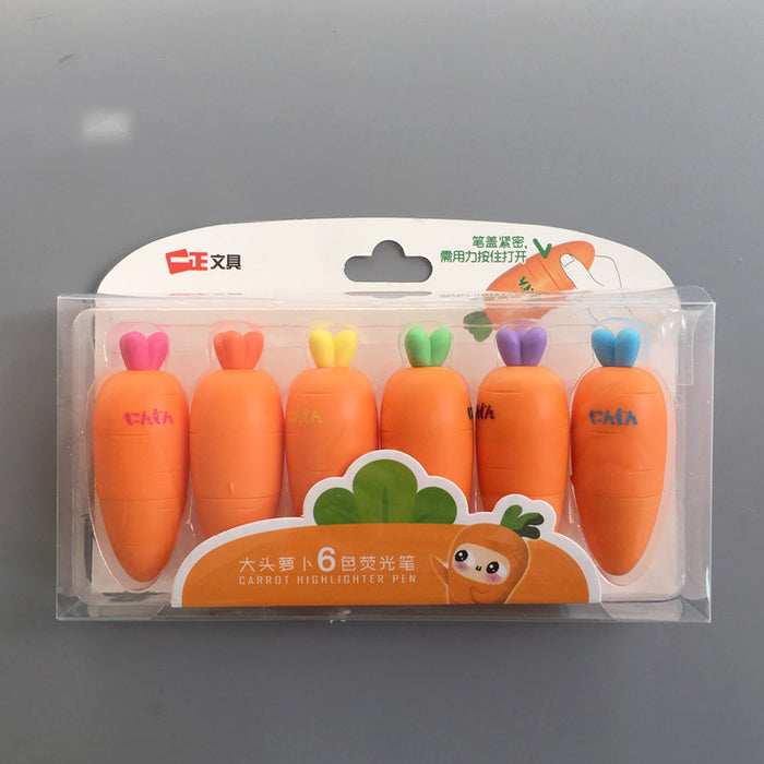 Korean Creative Cartoon Carrot Stationery Set 13 Pieces