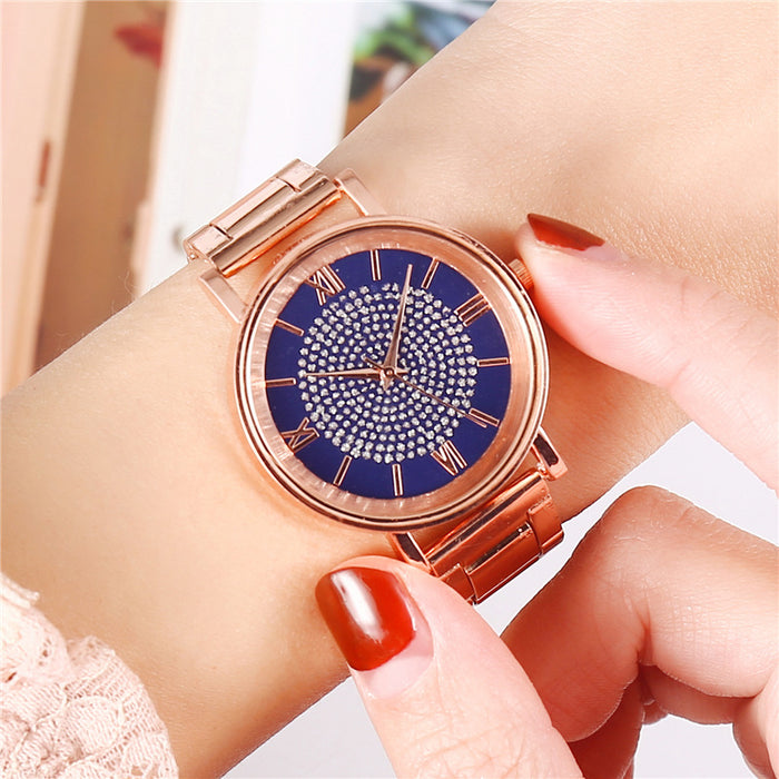 Women's gypsophila quartz watch