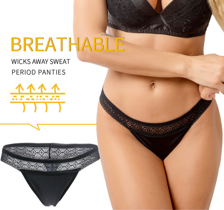 Four-layer Lace Instant Suction Leak-proof Menstrual Period Panties