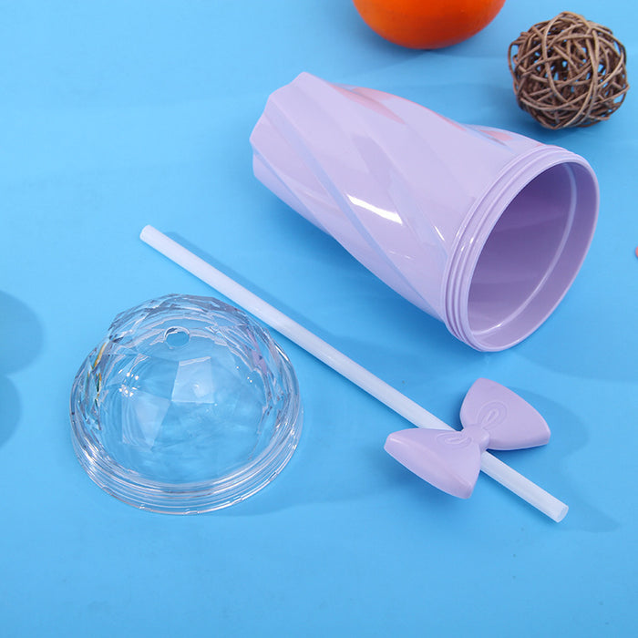 Straw twist cup