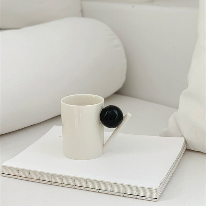 Nordic Minimalist Creative Round Ceramic Home Coffee Cup