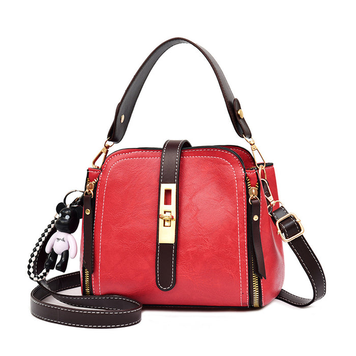 Fashion PU Leather Handbags Small Flap Crossbody Shoulder Messenger Bags Women Vintage Purse  Bags