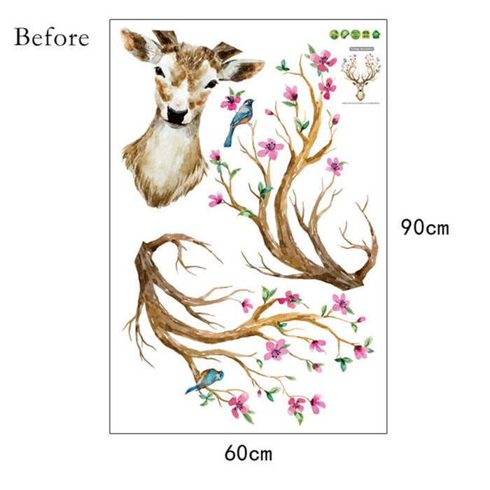 Sika Deer DIY Wall Stickers Wall Decor Art