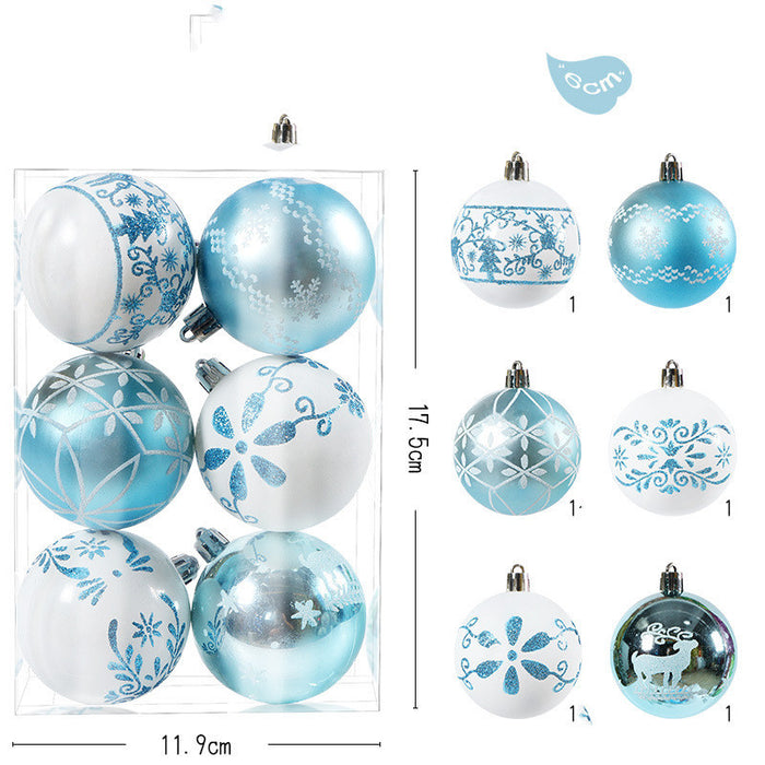 6 Hanging Ornaments Christmas Tree Decorations Pendant