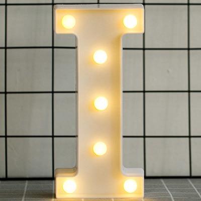 HOME IMPROVEMENT - LED ALPHABET NIGHT LIGHT