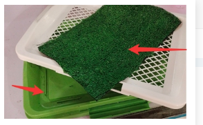 Dog Cleaning Tool Grid Lawn Flat Toilet Dog Potty