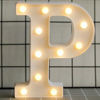 HOME IMPROVEMENT - LED ALPHABET NIGHT LIGHT