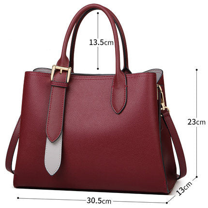 Leather handbags messenger bag