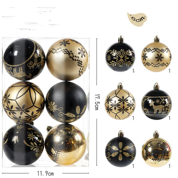 6 Hanging Ornaments Christmas Tree Decorations Pendant