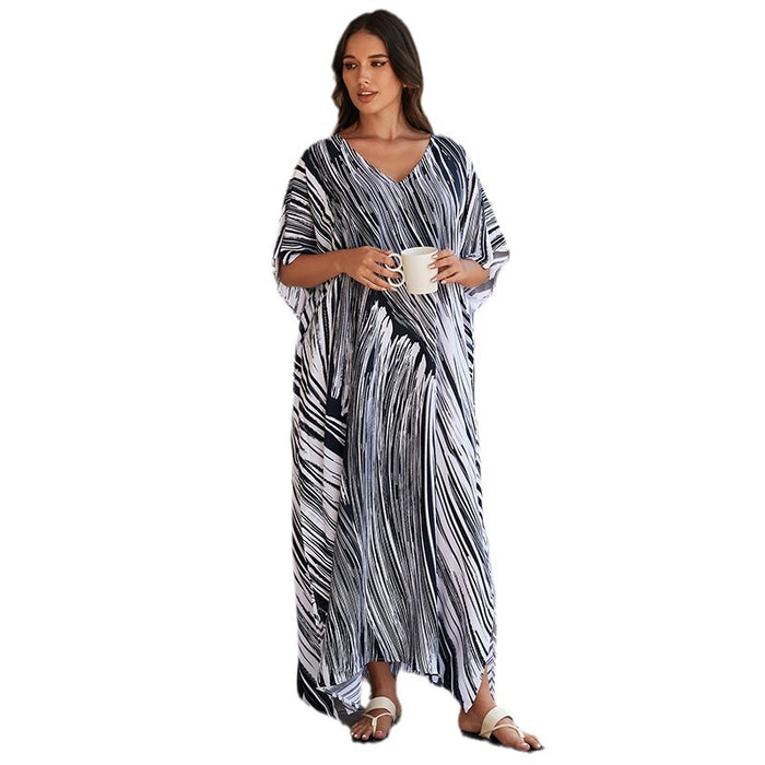 Women's Cotton Tie Dyed Beach Dress