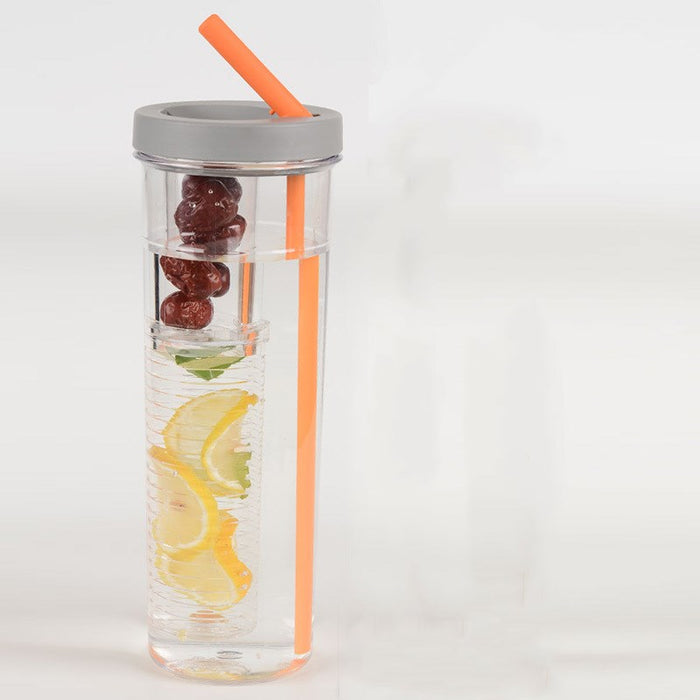 Multifunctional water cup with straw