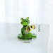 Home Decor Glass Frog Ornament Shape