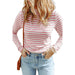 Women's Striped Sweater European And American Leisure Style