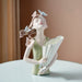 Home Decor Girl Figurine Resin Sculpture Abstract Art Room Decor