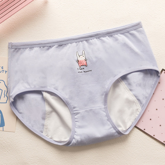 Cartoon Student Development Menstrual Period Panties