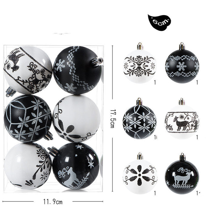 6 Hanging Ornaments Christmas Tree Decorations Pendant