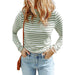 Women's Striped Sweater European And American Leisure Style