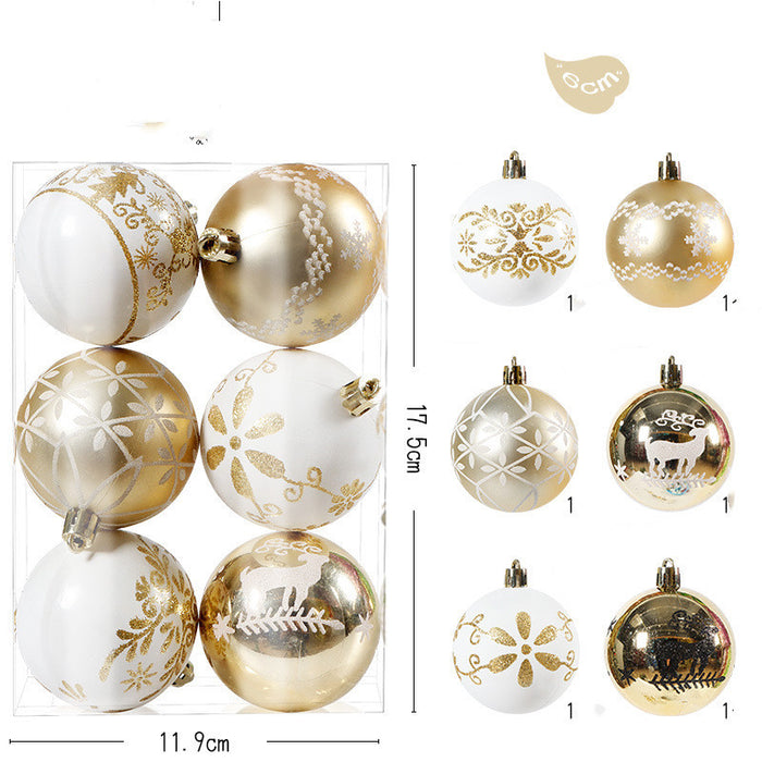 6 Hanging Ornaments Christmas Tree Decorations Pendant