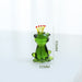 Home Decor Glass Frog Ornament Shape